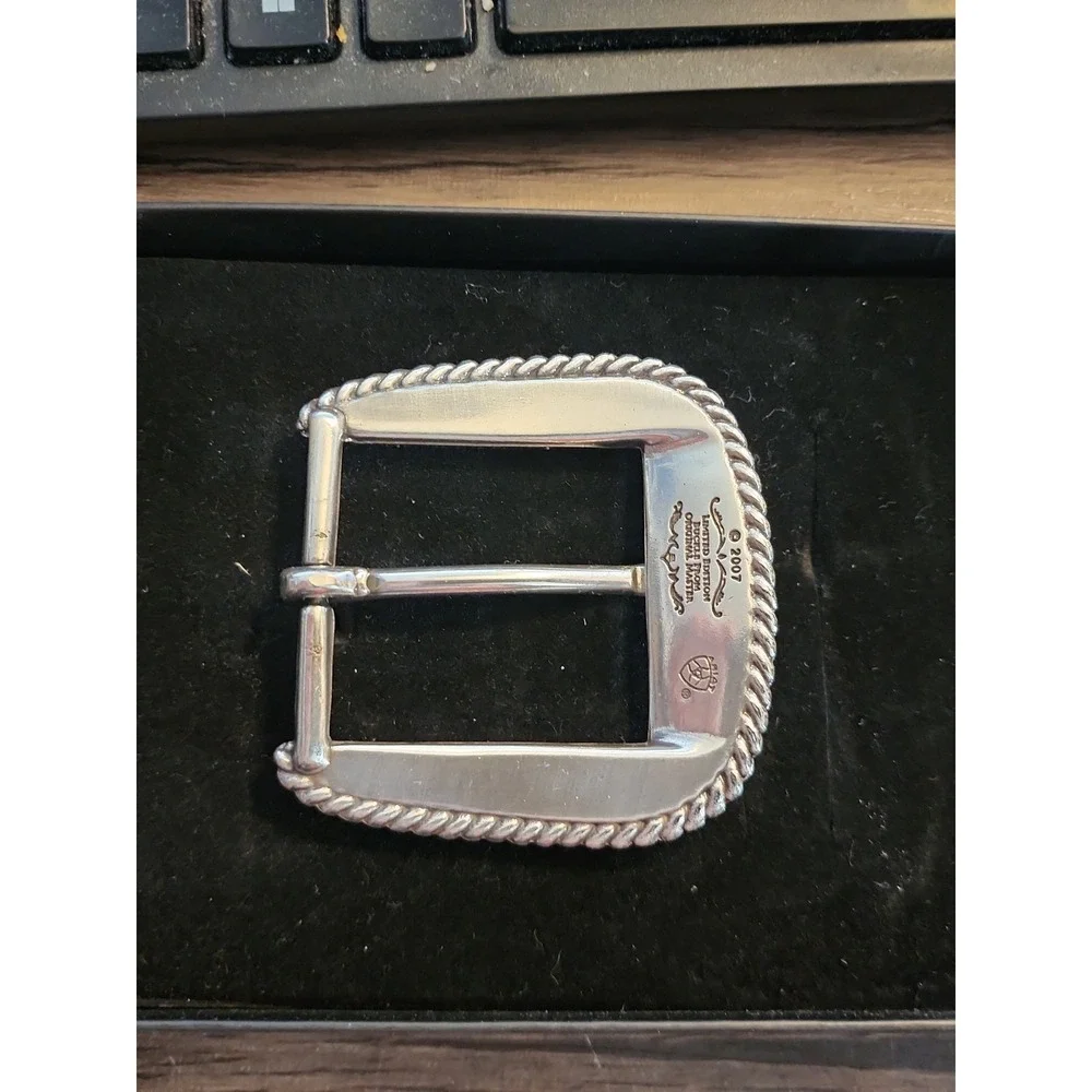 Montana Silversmiths Silver Bullet Flag Attitude Buckle A709P‎ Patriotic NEW